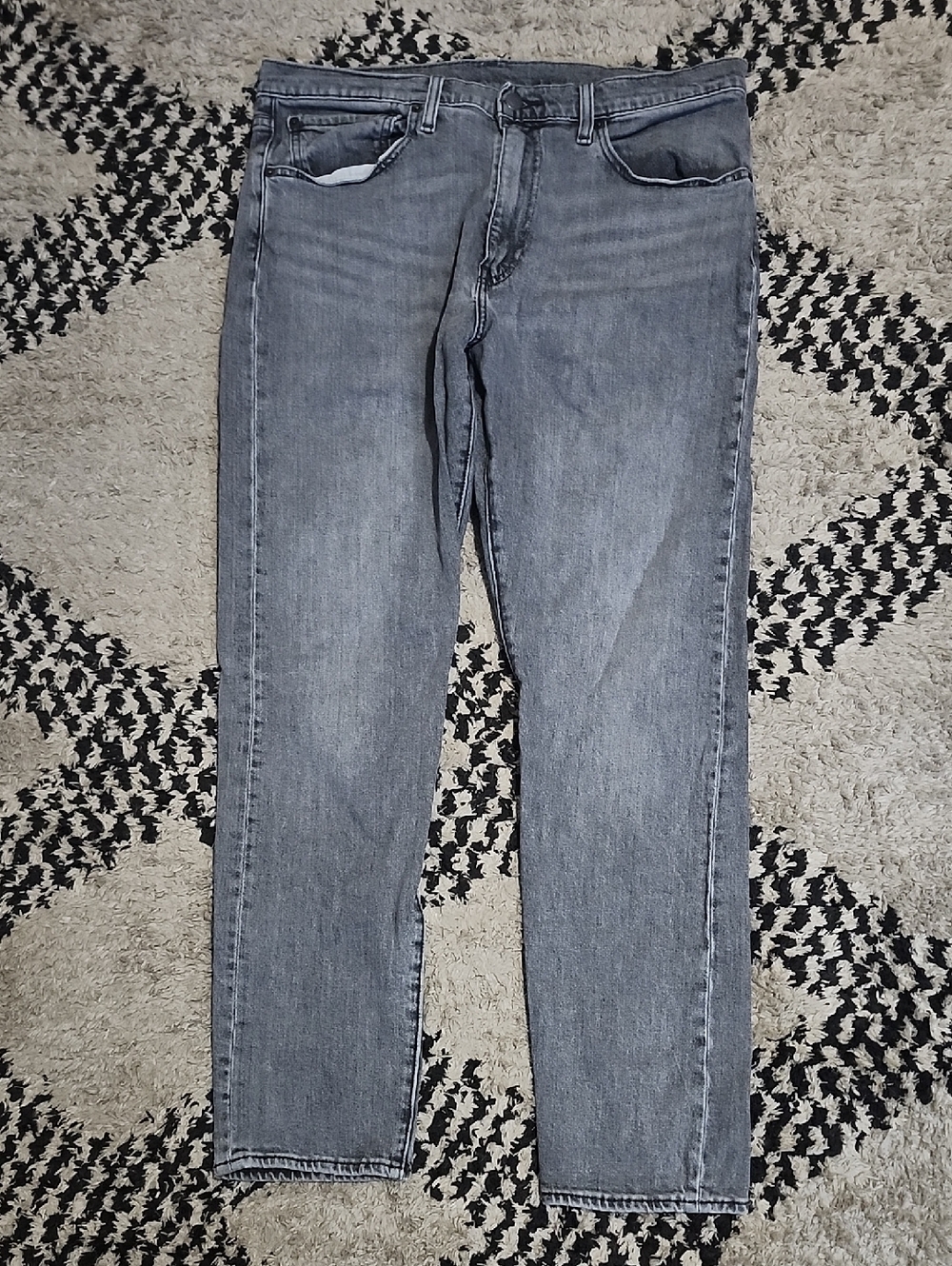 Mens Levi's Light Gray Denim Jeans W36 L32